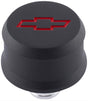 Proform Slant Edge Aluminium Valve Cover Breather Push-In Style - Black Crinkle (PR141-861) PR141-861