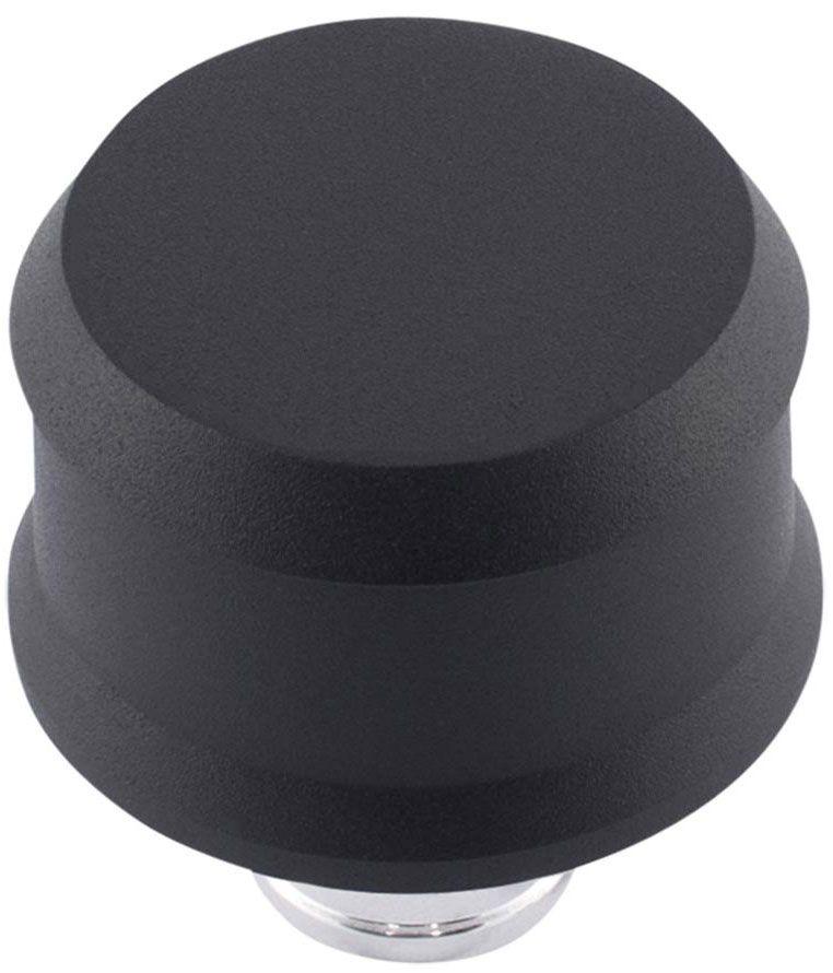 Proform Slant Edge Aluminium Valve Cover Breather Push-In Style - Black Crinkle (PR141-862) PR141-862