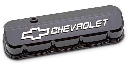 Proform Die-Cast Aluminium Slant Edge Valve Covers, Liquid Black (PR141-868) PR141-868