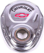 Proform Stamped Steel Timing Cover Chrome with Red Bowtie Logo (PR141-904) PR141-904