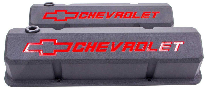 Proform Die-Cast Aluminium Slant Edge Valve Covers (PR141-928) PR141-928