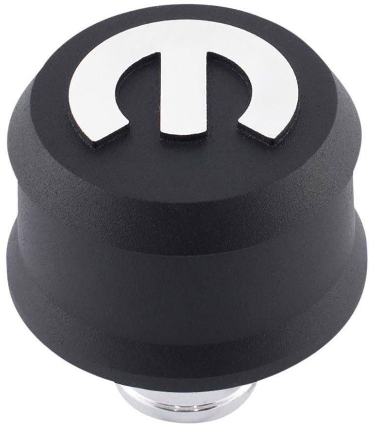 Proform Slant Edge Aluminium Valve Cover Breather Push-In Style - Black Crinkle (PR440-440) PR440-440