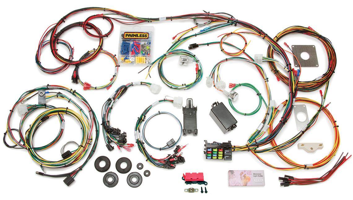 Painless 22 Circuit Mustang 1965-66 Wiring Harness Kit (PW20120) PW20120