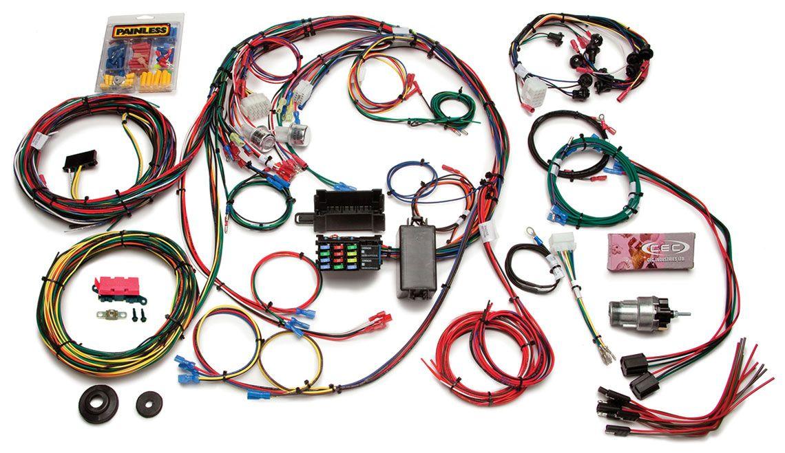 Painless 22 Circuit Mustang 1967-68 Wiring Harness Kit (PW20121) PW20121