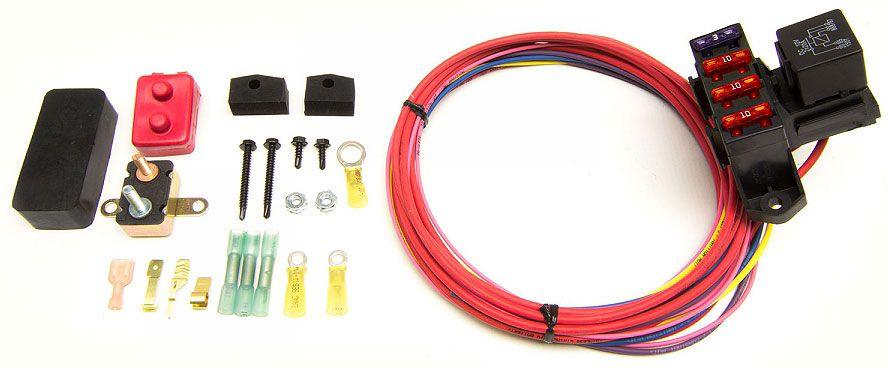 Painless 3 Circuit Weather Resistant Auxiliary Fuse Block Kit (PW70213)