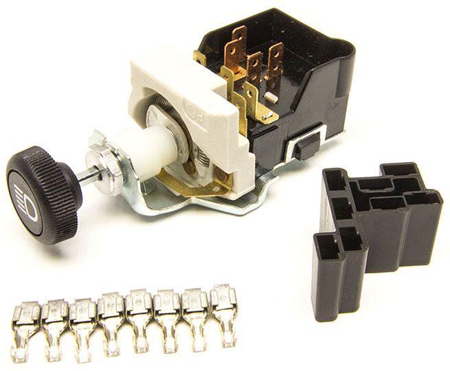 Painless Headlight Switch with GM Style Black Knob (PW80152) PW80152