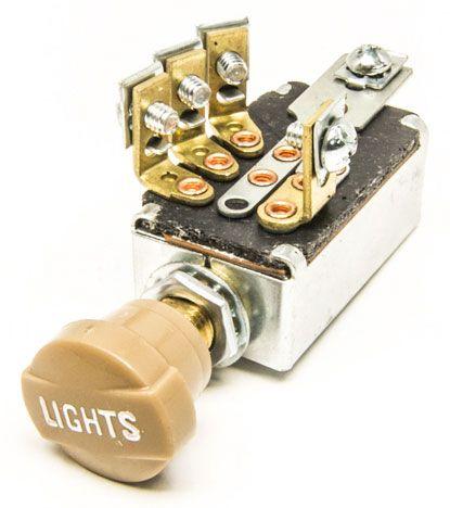 Painless Universal Headlight Switch with Plastic Knob (PW80154) PW80154