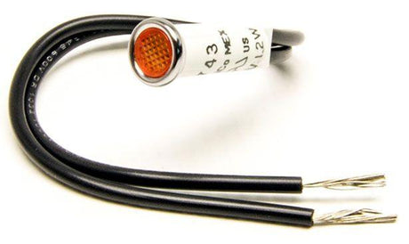 Painless 5/16" Indicator Dash Light, Amber (PW80203) PW80203