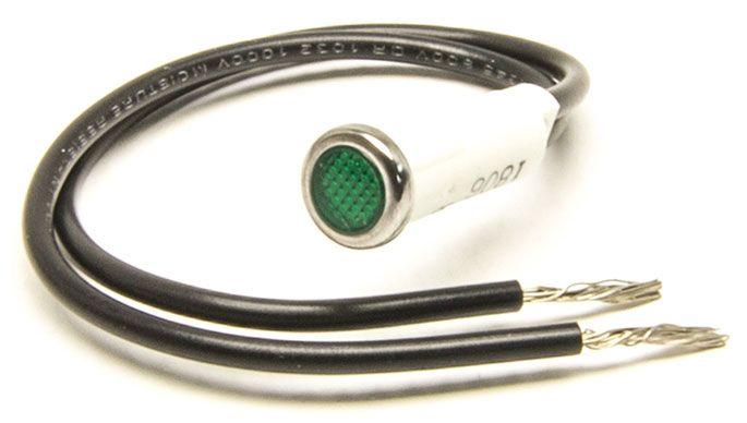 Painless 5/16" Indicator Dash Light, Green (PW80205) PW80205