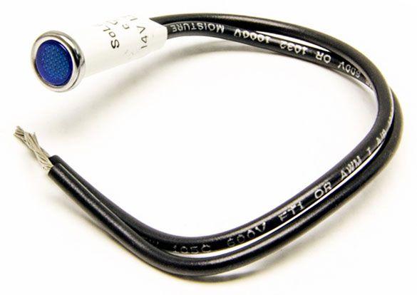 Painless 5/16" Indicator Dash Light, Blue (PW80206) PW80206