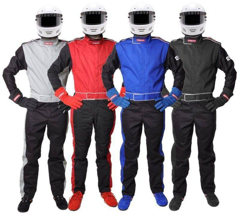 Pyrotect Sportsman Deluxe One Piece Red Racing Suit (Large) (PY210402)