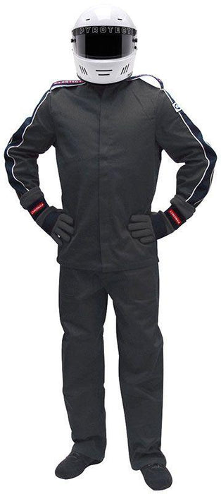 Pyrotect Eliminator Black Racing Jacket (Large) (PY22J0401)