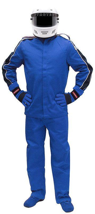 Pyrotect Eliminator Blue Racing Jacket (X-Large) (PY22J0503)
