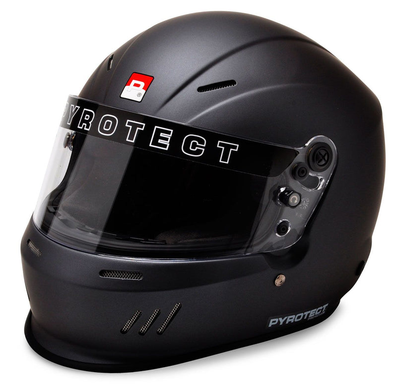 Pyrotect Ultra Sport Helmet with Duckbill, Flat Black, XX-Small (PYHB611020) PYHB611020