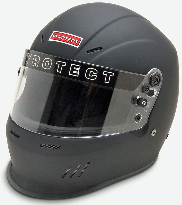 Pyrotect UltraSport Helmet with Duckbill, Flat Black, X-Large (PYHB611520)