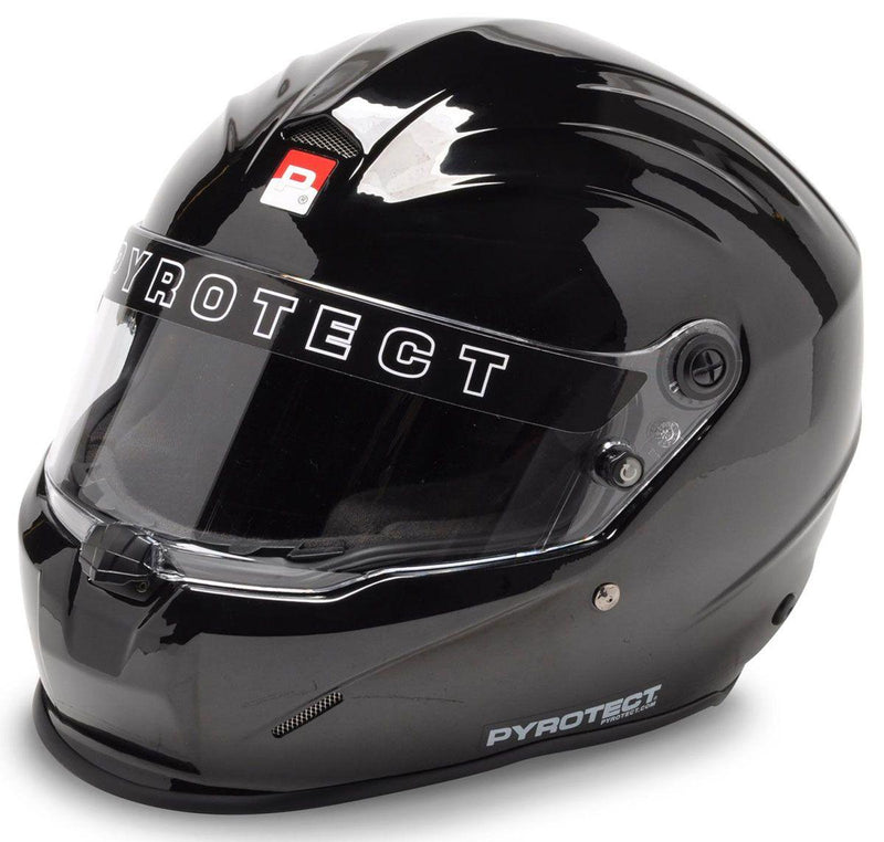 Pyrotect ProSport Helmet with Duckbill, Gloss Black, Small (PYHB801220) PYHB801220