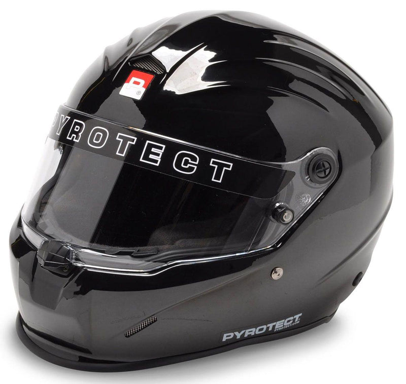 Pyrotect ProSport Helmet with Duckbill, Gloss Black, Medium (PYHB801320) PYHB801320