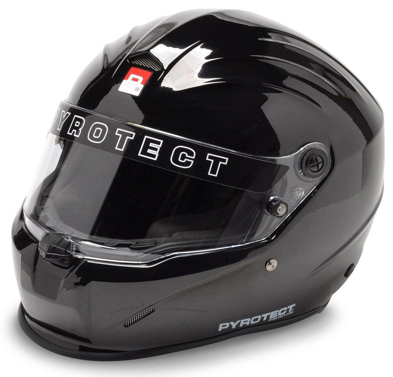 Pyrotect ProSport Helmet with Duckbill, Gloss Black, X-Large (PYHB801520) PYHB801520