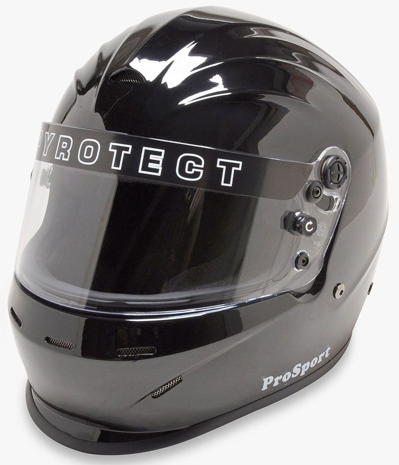 Pyrotect Pro Sport Helmet with Duckbill, Gloss Black, XX-Large (PYHB801620) PYHB801620