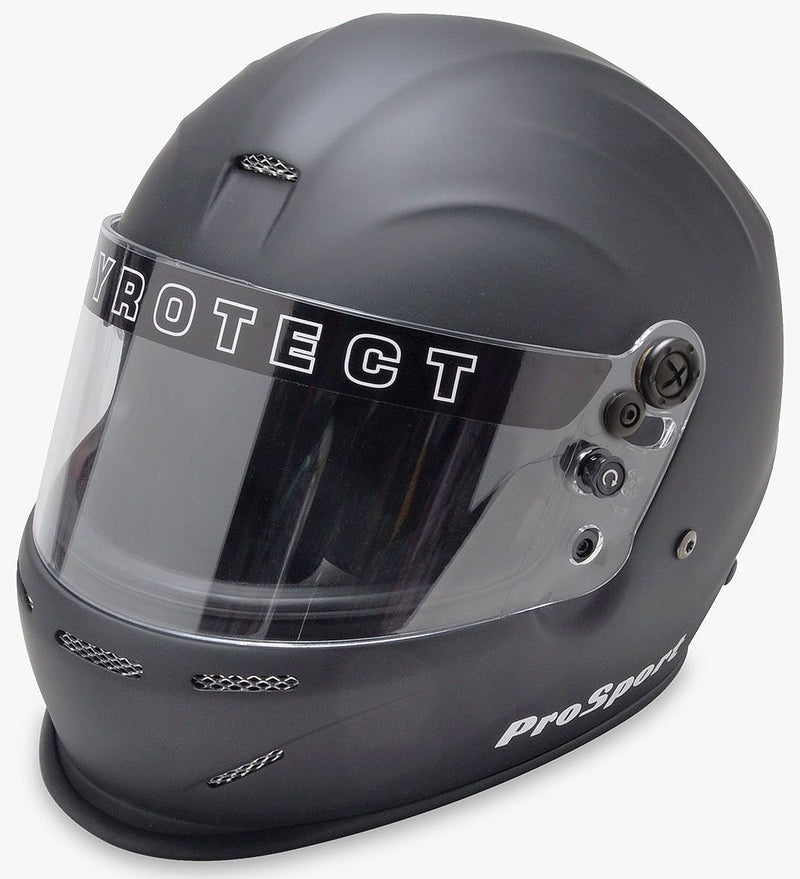 Pyrotect Pro Sport Helmet with Duckbill, Flat Black, XX-Small (PYHB802020) PYHB802020