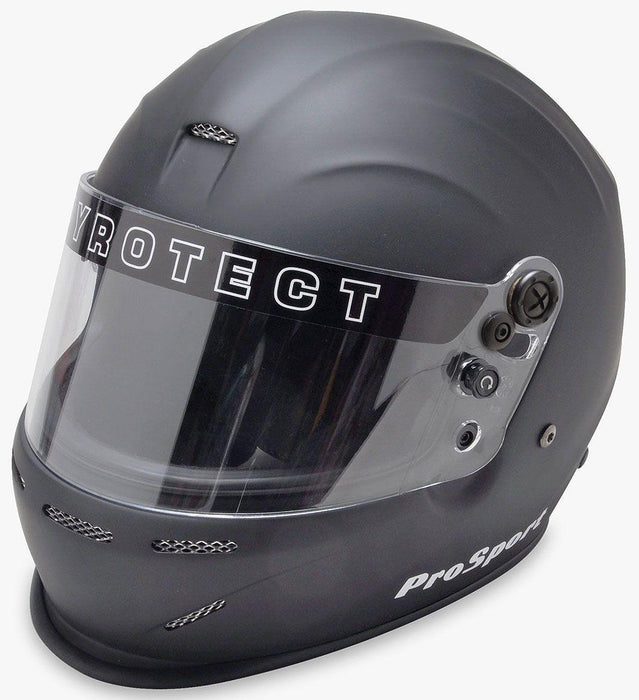 Pyrotect ProSport Helmet with Duckbill, Flat Black, Small (PYHB802220)