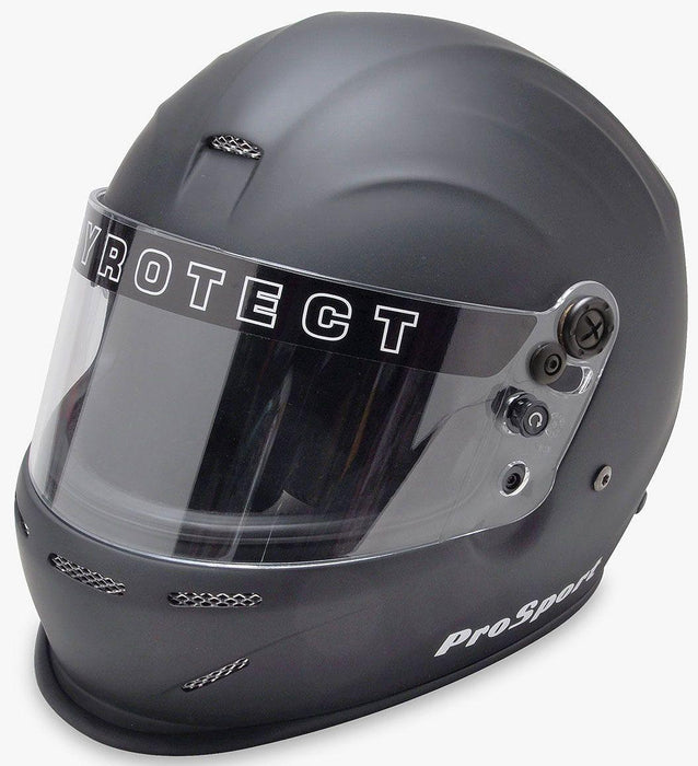 Pyrotect ProSport Helmet with Duckbill, Flat Black, X-Large (PYHB802520)