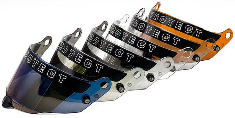 Pyrotect Helmet Visor / Shield, Blue Iridescent (PYHS300420)