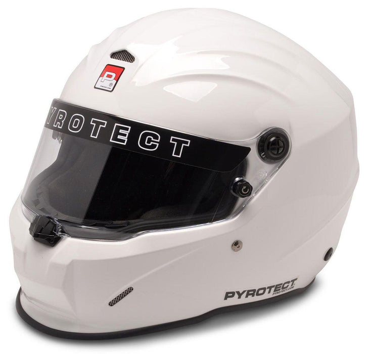 Pyrotect ProSport Helmet with Duckbill, White, Medium (PYHW800320)