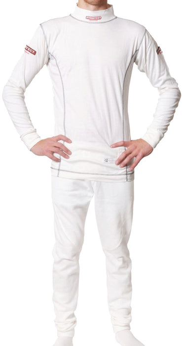 Pyrotect Sport Inner Wear SFI-1 Bottom, White (PYIB300320)