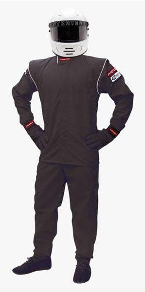 Pyrotect Junior DX1 Black Racing Jacket (X-Large 12-14) (PYJJDX2501) PYJJDX2501