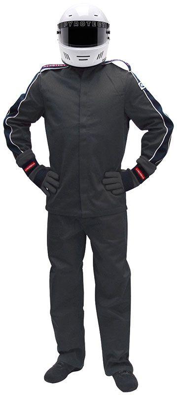 Pyrotect Junior DX1 Black Racing Pants (Large 10-12) (PYJPDX1401) PYJPDX1401
