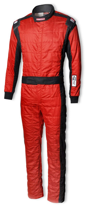 Pyrotect Sportsman Deluxe One Piece 2-Layer SFI 3.2A/5 Race Suit, Red (PYRS210320)