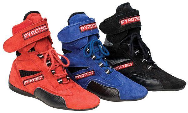 Pyrotect Ankle Top Red Racing Shoes Size 10 (PYX44100)