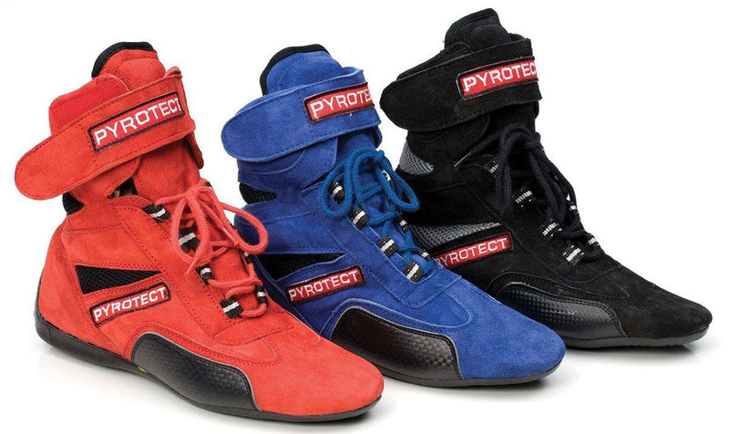Pyrotect Ankle Top Black Racing Shoes Size 9 (PYX48090) PYX48090