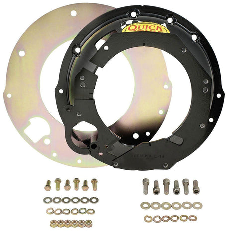 Quick Time Bellhousing, 7.25 in. Clutch, 125 Tooth Flywheel, 5.9 in. Height, Manual Transmission, Steel, Black, For Mazda, Each (QTRM-4091MWA) QTRM-4091MWA