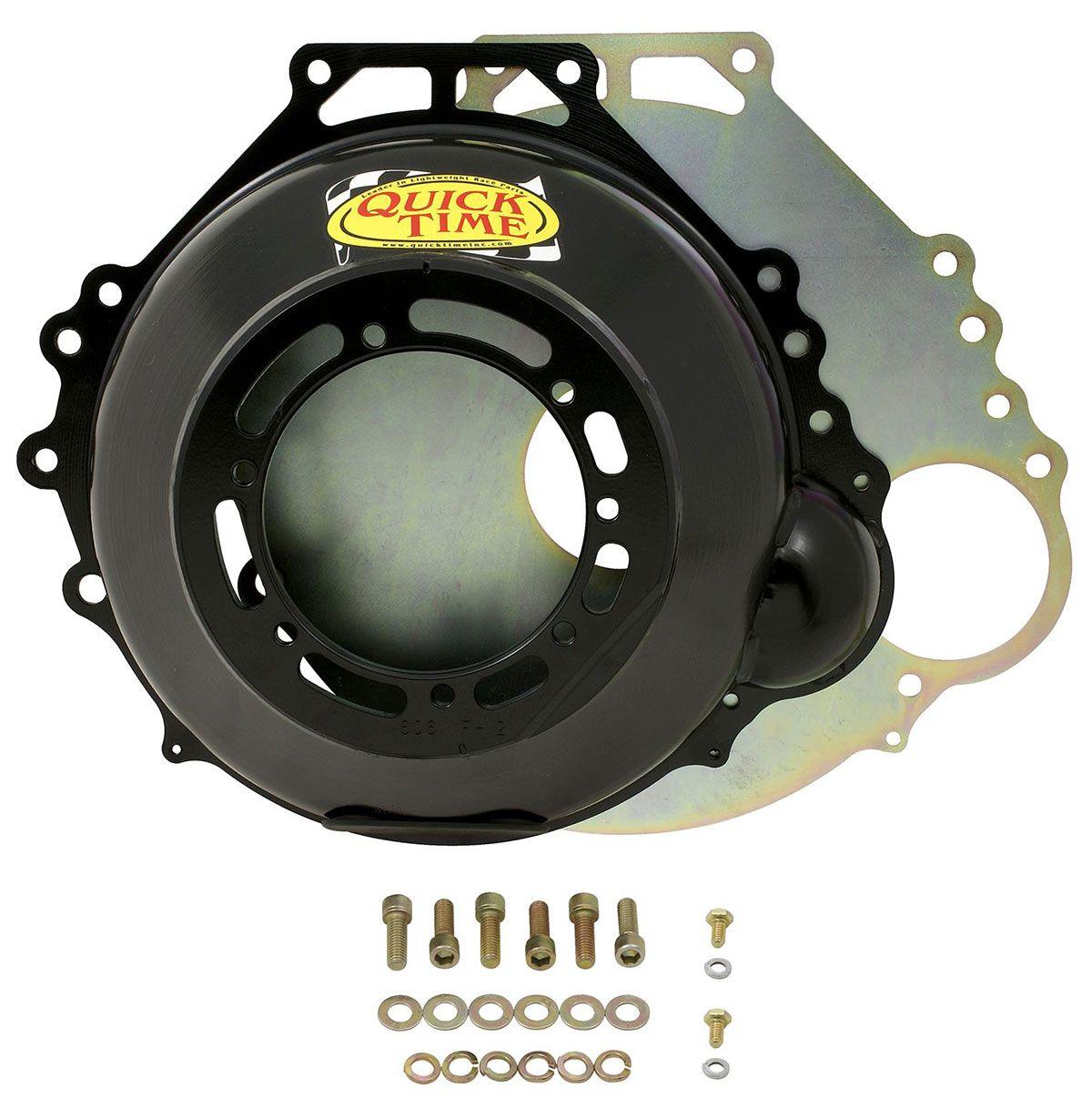 Quick Time Bellhousing, 157/164 Tooth Flywheel, 5.836 in. Height, Automatic Transmission, Steel, Black, For Ford 5.0/5.8L, Each (QTRM-6061) QTRM-6061