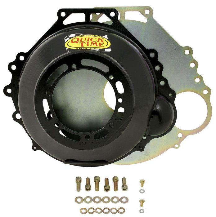 Quick Time Bellhousing, 157/164 Tooth Flywheel, 5.836 in. Height, Automatic Transmission, Steel, Black, For Ford 5.0/5.8L, Each (QTRM-6061)