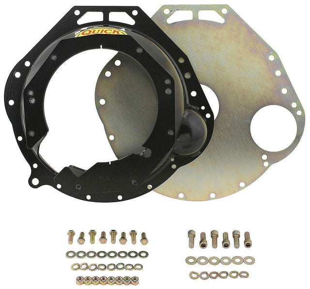 Quick Time Bellhousing, Hydraulic Clutch, 157 Tooth Flywheel, 5.332 in. Height, Manual Transmission, Steel, Black, For Ford 5.0/5.8L, Each (QTRM-8031) QTRM-8031