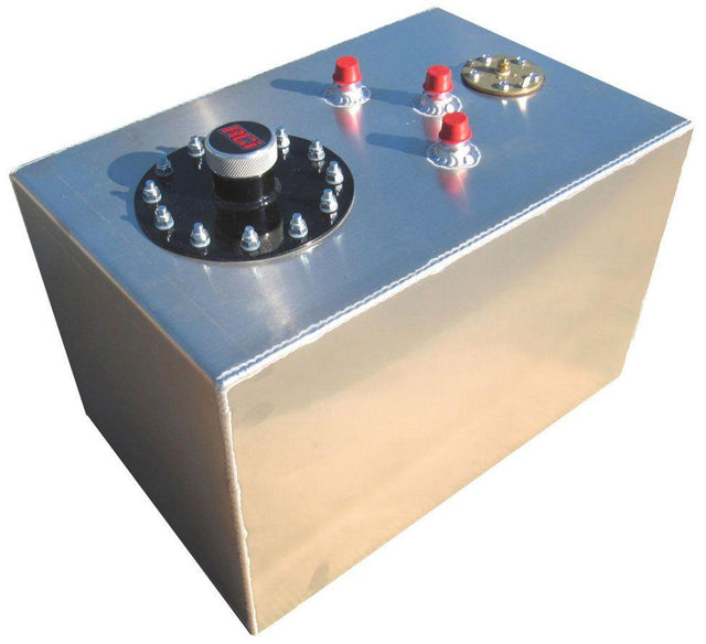 RCI 12 Gallon (45L) Aluminium Street Rod Fuel Cell with Sender (No Foam) - Natural (RCI2121A) RCI2121A