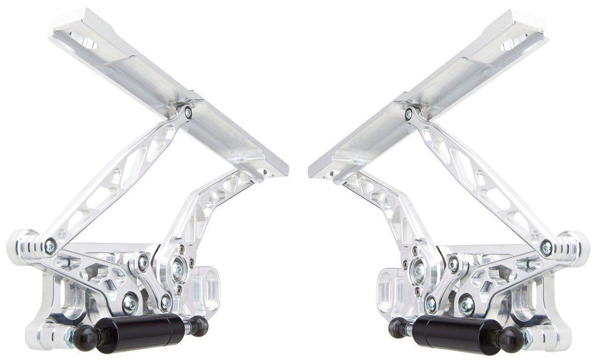 Ring Brothers Billet Bonnet Hinge Kit - Natural Finish (RING20679-1032NS) RING20679-1032NS