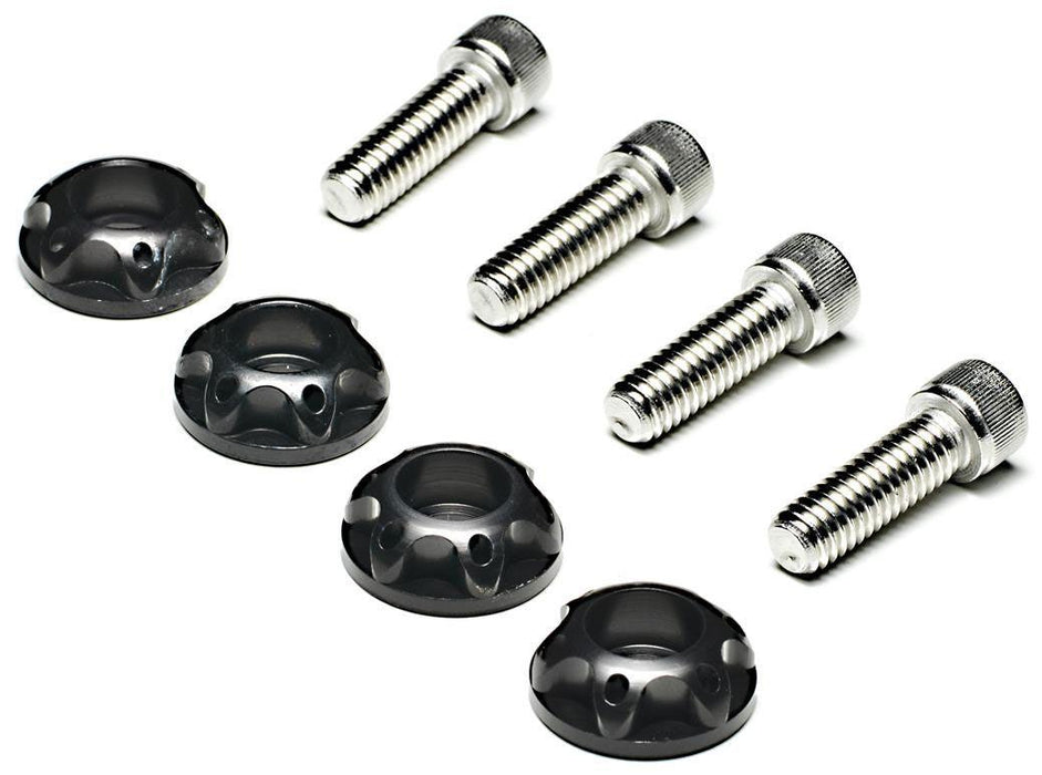 Ring Billet Front Fender Bolt Kit (12 Bolts/Washers) - Natural Finish (RING50650-5010N)