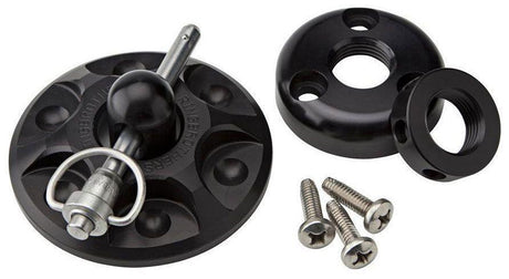 Ring Brothers Billet Bonnet Pin Kit - Black Finish (RING50650-5511B) RING50650-5511B