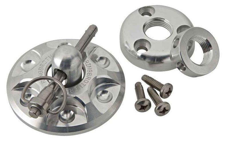 Ring Brothers Billet Bonnet Pin Kit - Natural Finish (RING50650-5511N) RING50650-5511N