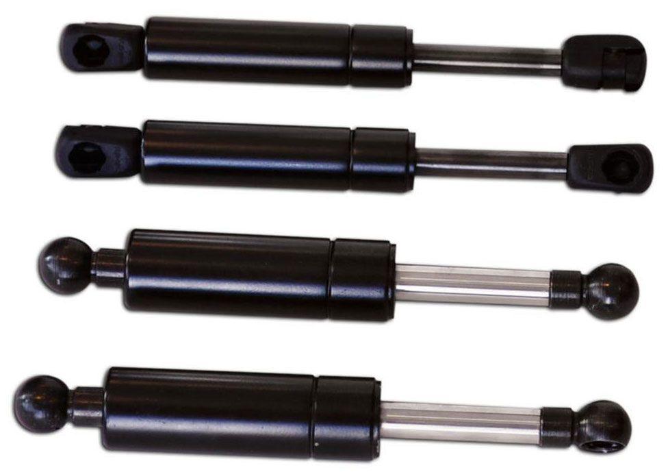 Ring Brothers Universal Replacement Gas Struts - Black Finish (RING99000-225)