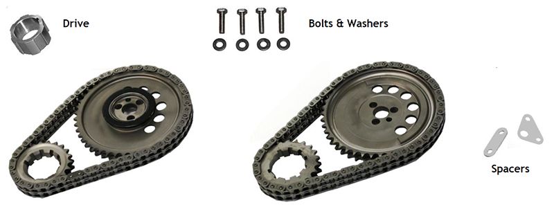 Rollmaster Timing Chain Set Nitrided With Torrington (ROCS10005)