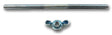 RPC Air Cleaner Stud & Wingnut 1/4"-20 x 6" Long (RPCR2178X) RPCR2178X