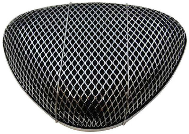 RPC Super Flow "Open Screen" Air Cleaner Chrome Steel with Washable Element (RPCR2196) RPCR2196