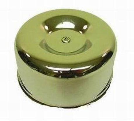 RPC Chrome Steel Air Cleaner with Paper Element &amp Raised Base 4" x 2-7/8" (RPCR2338) RPCR2338