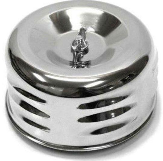RPC Chrome Steel Air Cleaner with Paper Element &amp Raised Base 4" x 2-7/8" (RPCR2339) RPCR2339