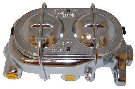 RPC Chrome Aluminium Master Cylinder Dual Bail Cap & Dual Reservoir Bore 1-1/8" (RPCR3905)